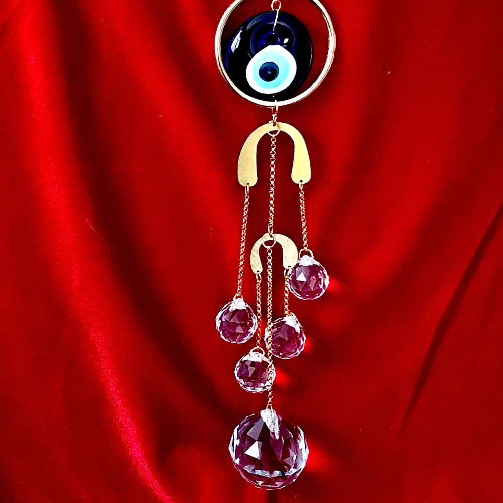 Evil eye sun catcher